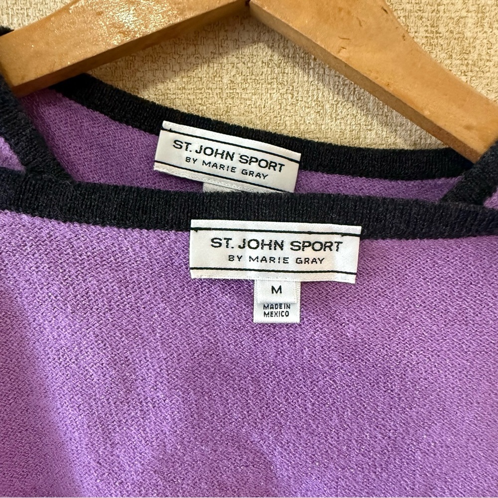 St. John Sport By Marie Grey Size Medium - Picture 4 of 7